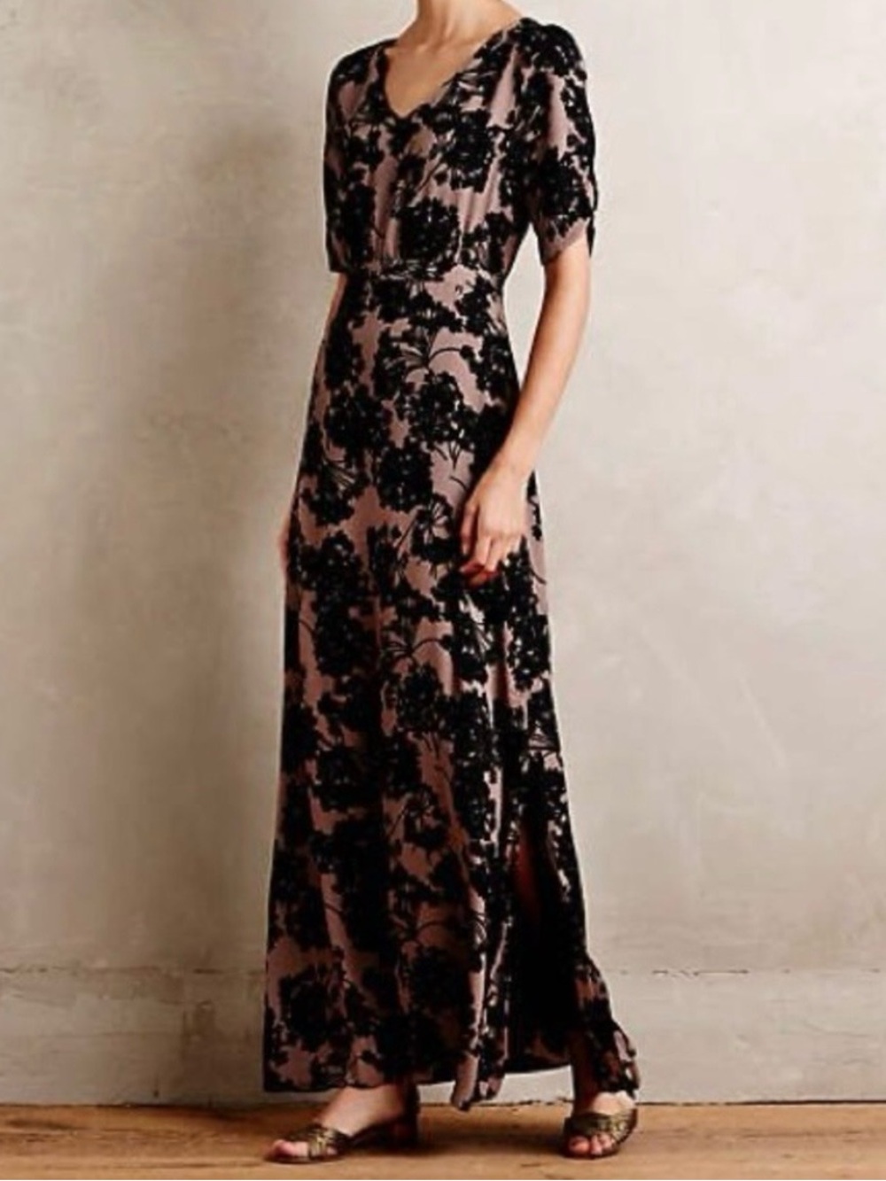 Anthropologie Florette Maxi dress by Paper Crown